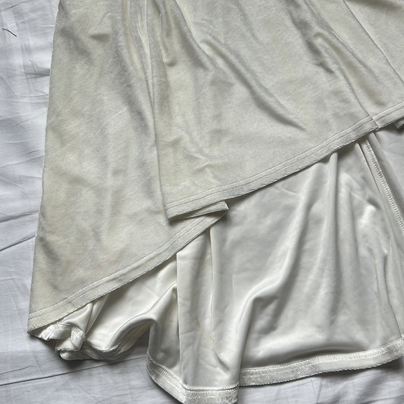 ⭐️jasambac Off Shoulder Velvet High Low Hem A-Line Party Cocktail Dress⭐️ - Picture 7 of 10